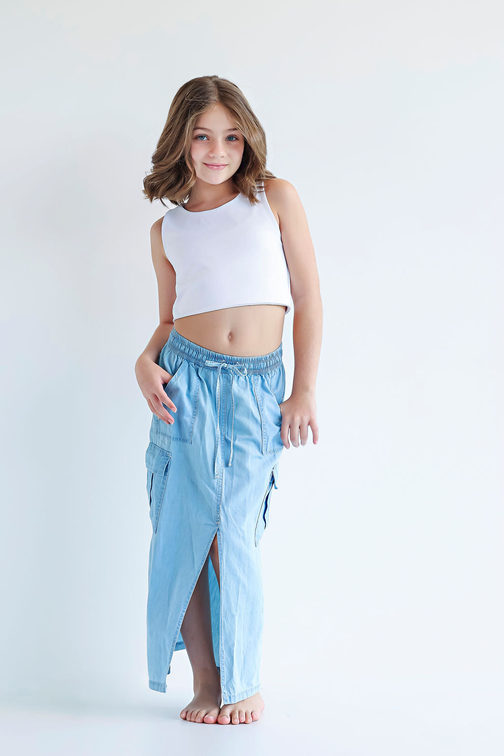 Girls' Cropped Tank Top