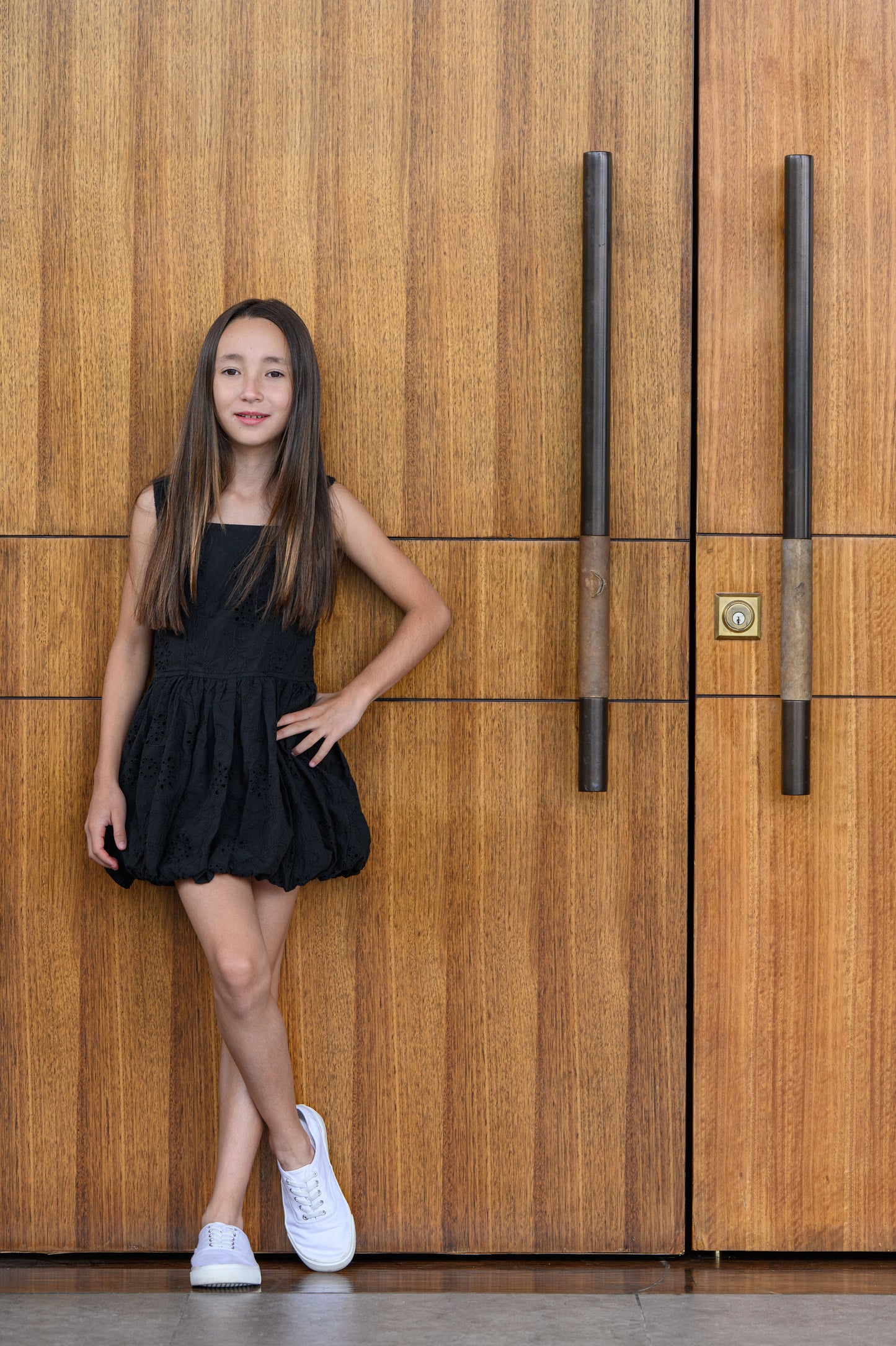 Vestido Globo Negro