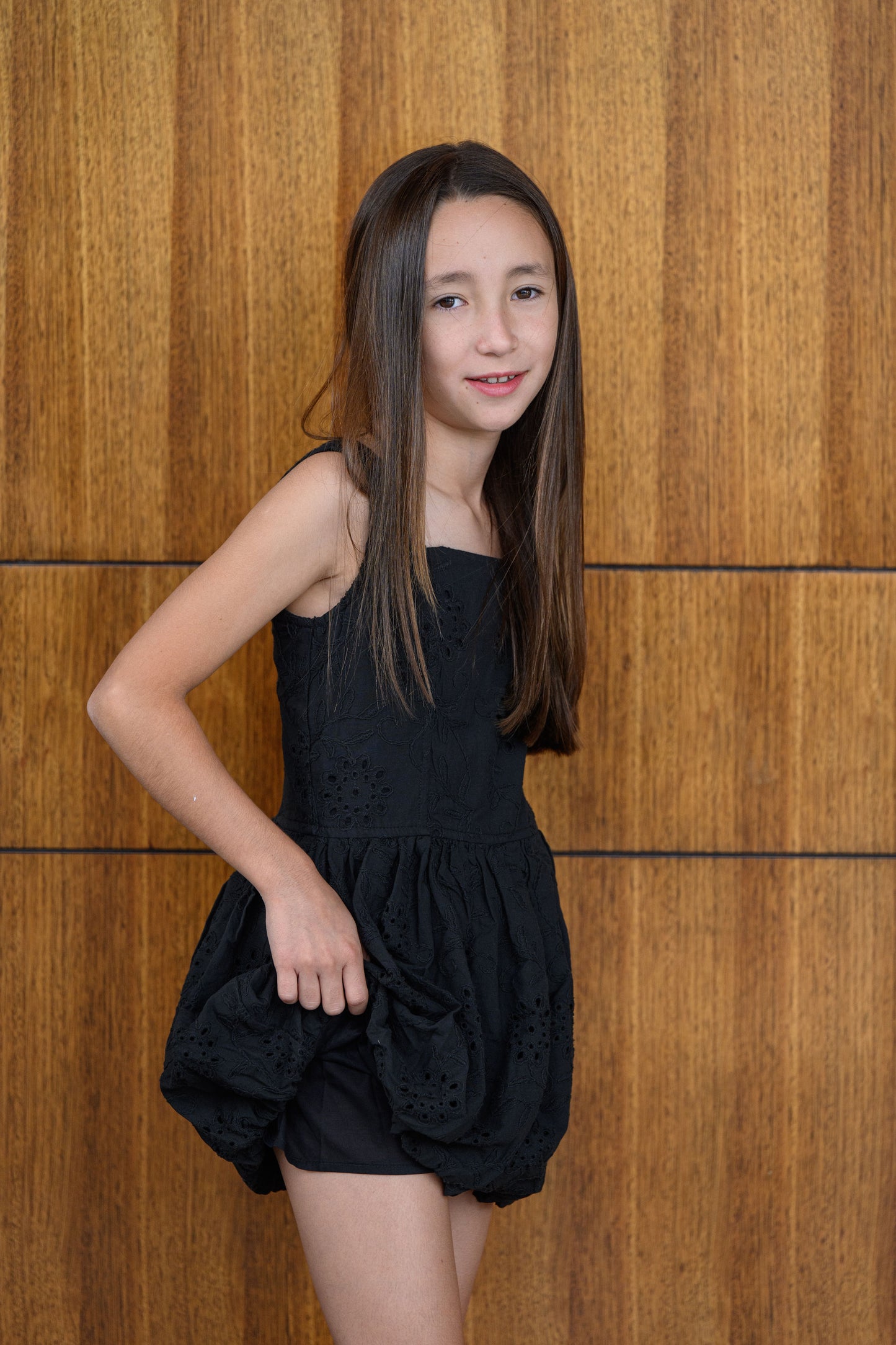 Vestido Globo Negro