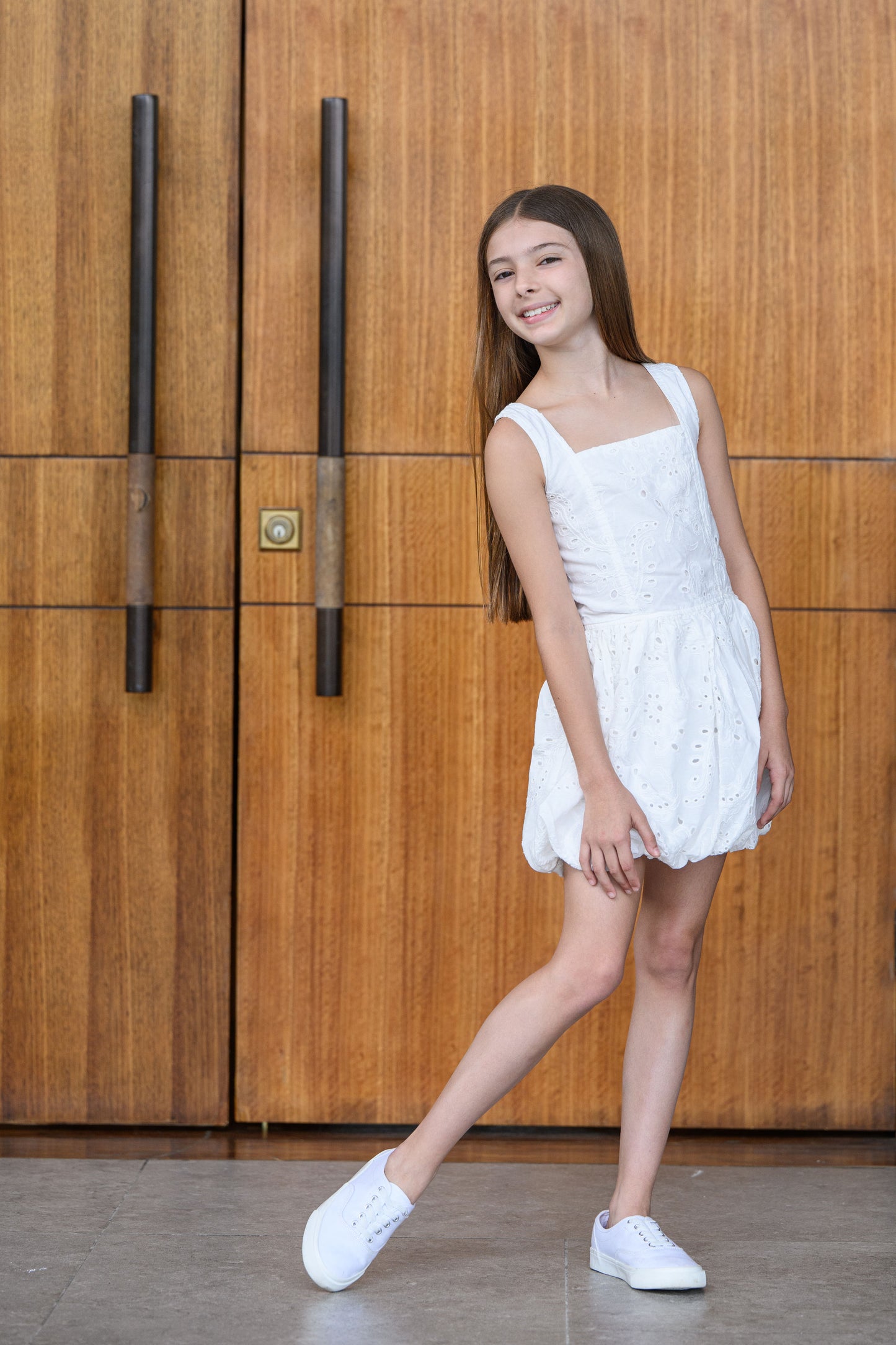Vestido Globo Blanco