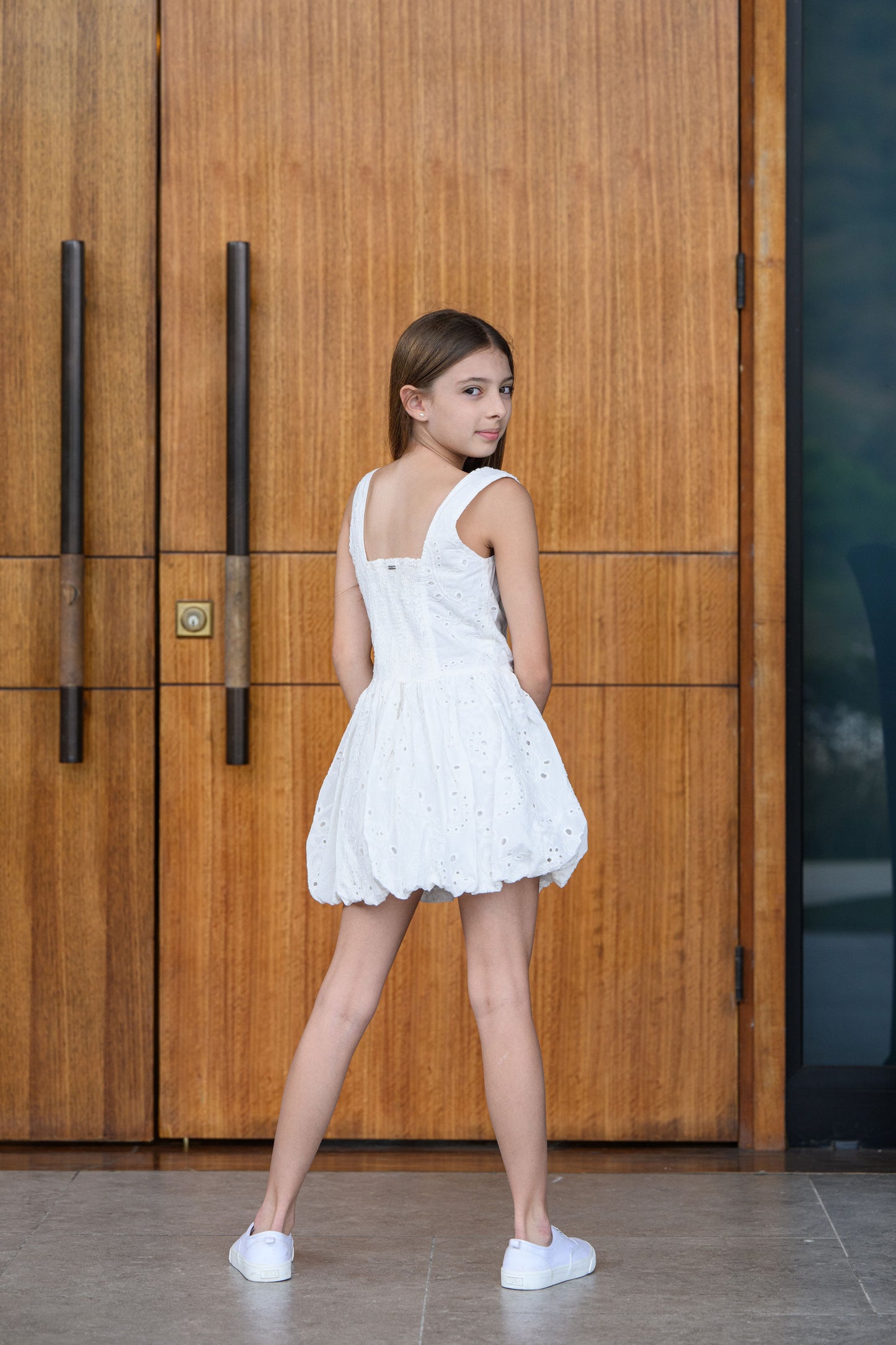 Vestido Globo Blanco