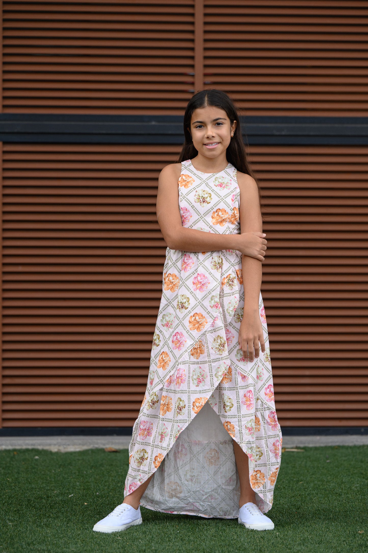 Vestido Floral Cruzado