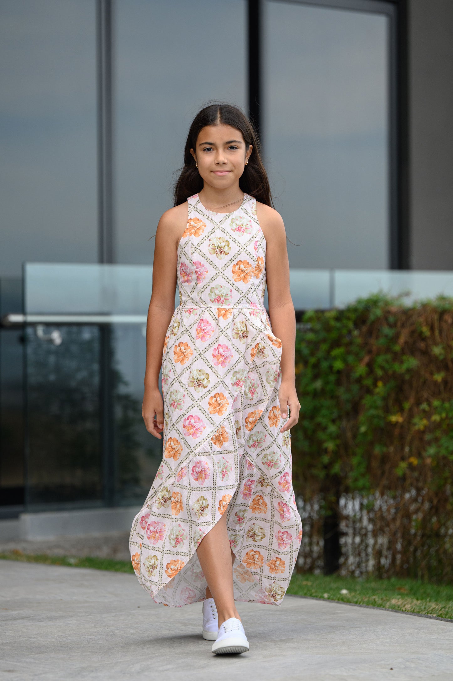 Vestido Floral Cruzado