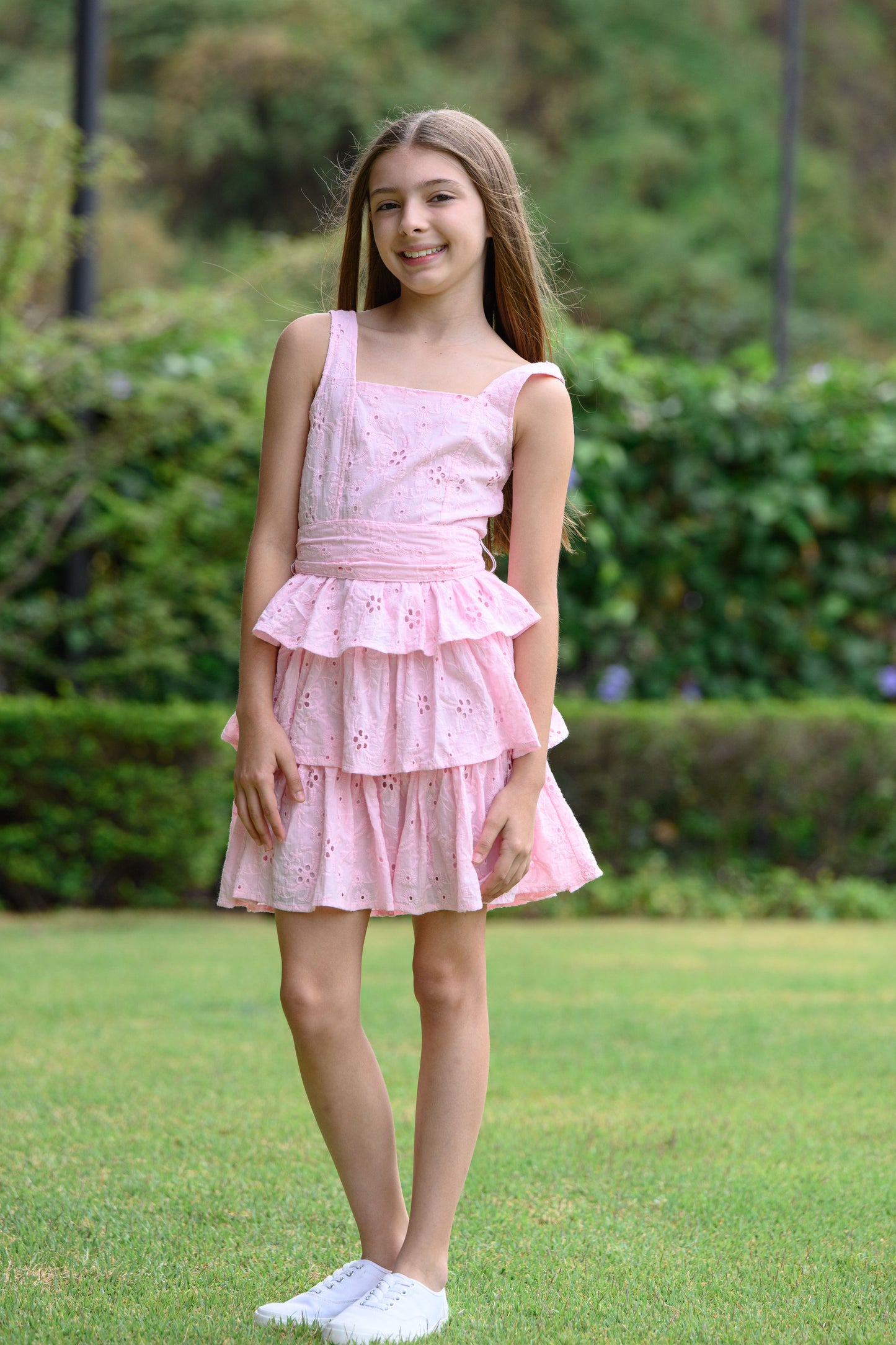 Vestido Rosado Ojalillo