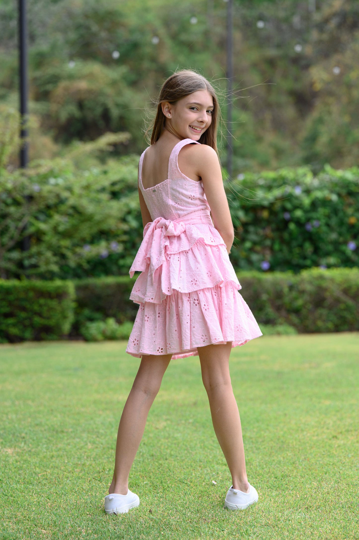 Vestido Rosado Ojalillo