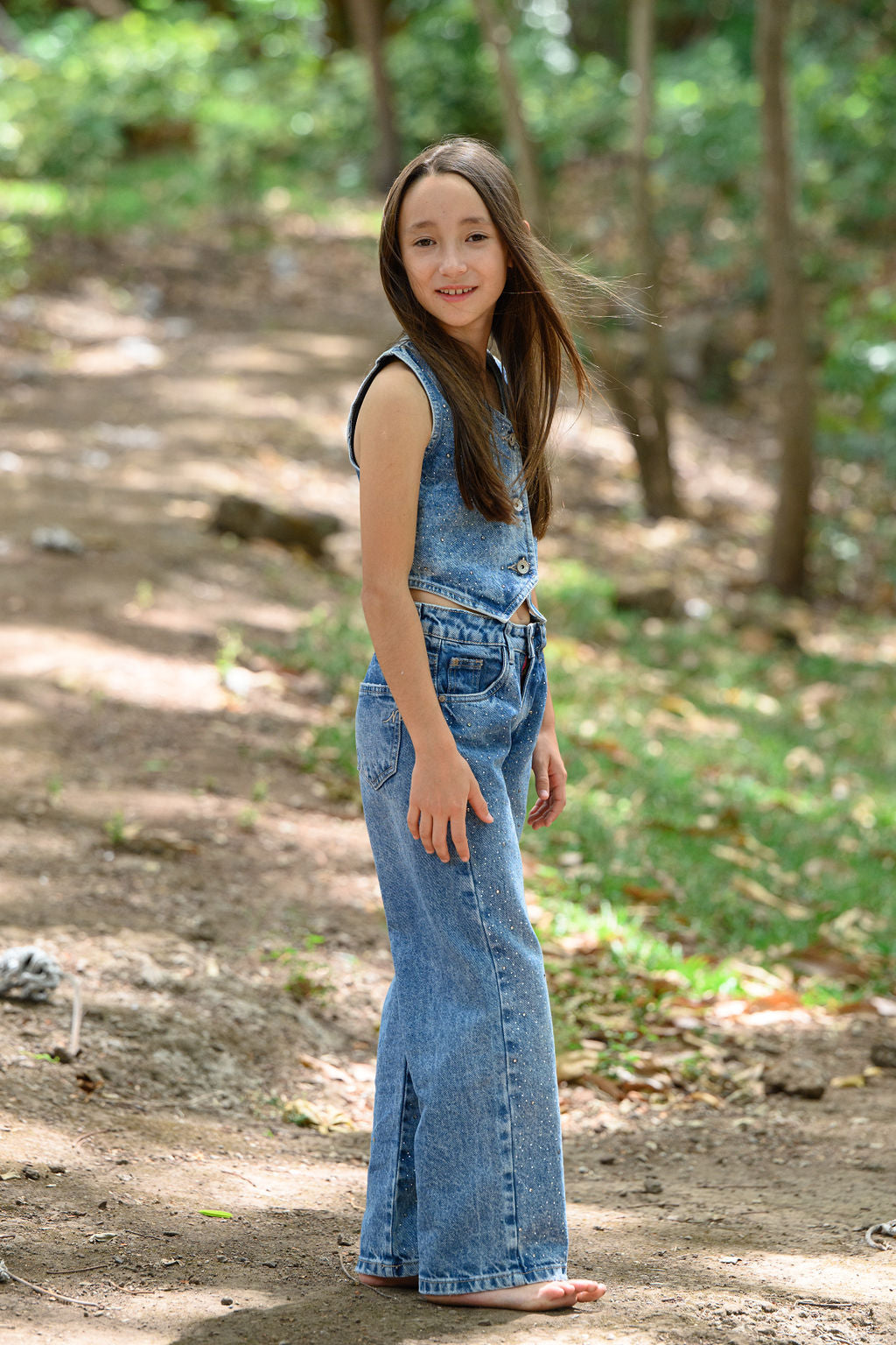 Jeans con Piedritas