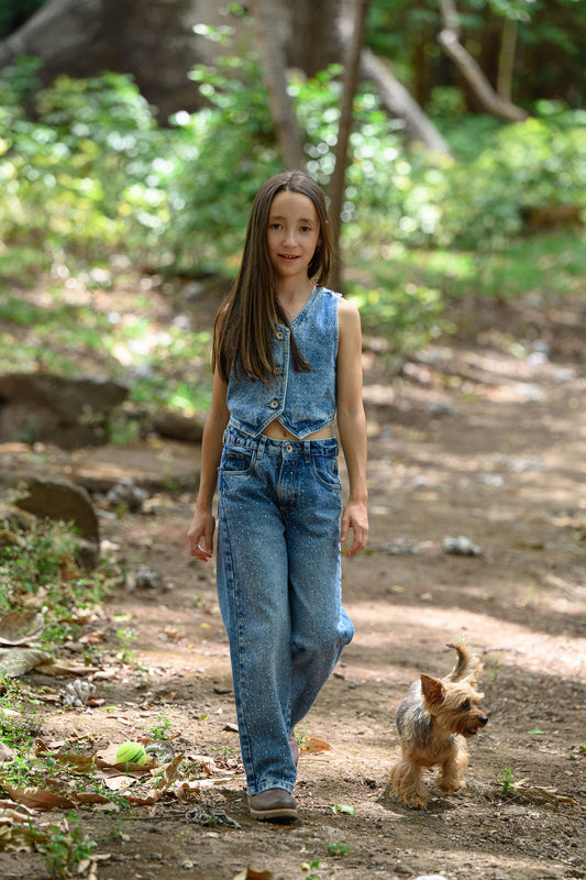 Jeans con Piedritas